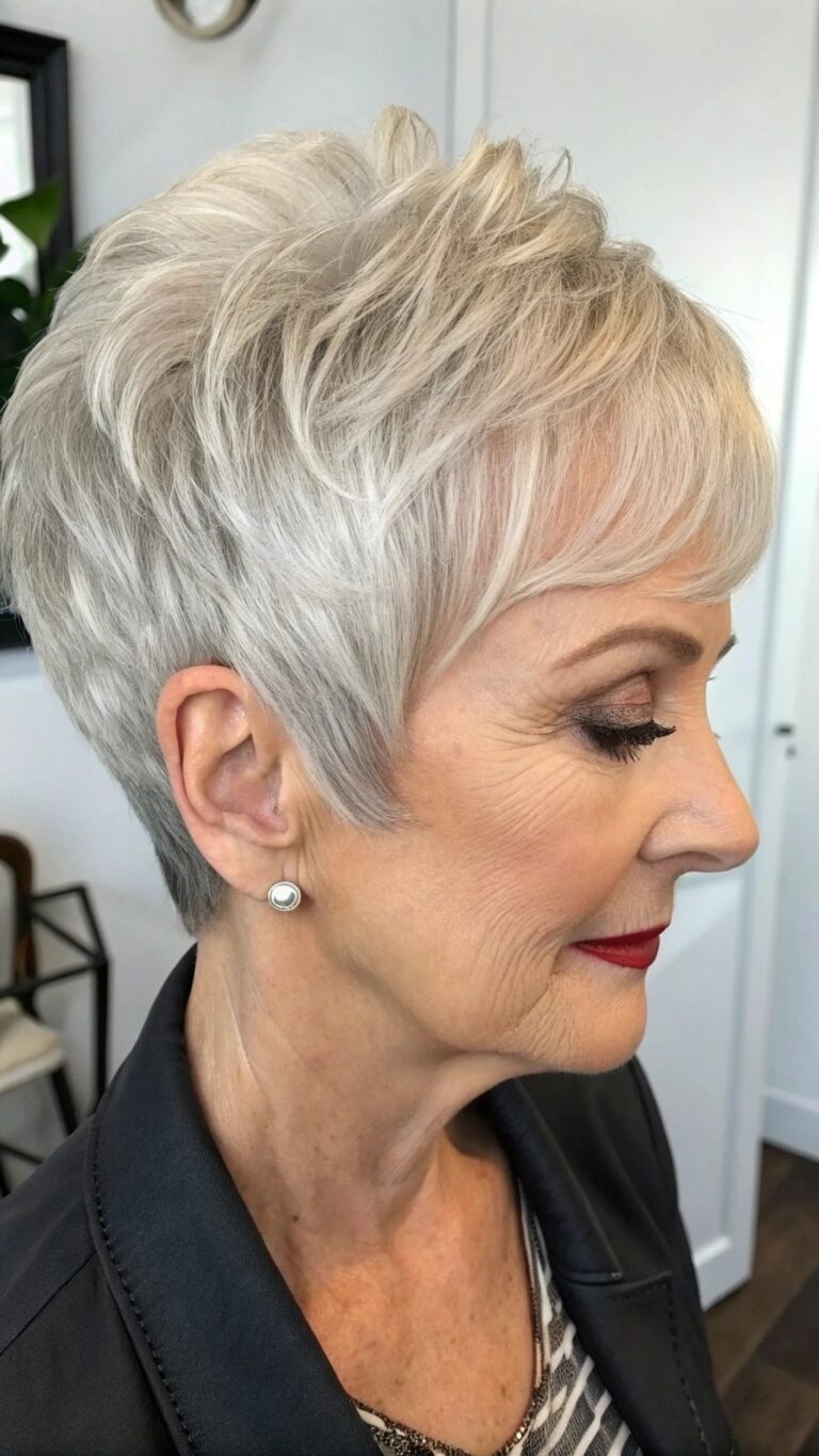 Short Hairstyles for Women Over 70 Years Old