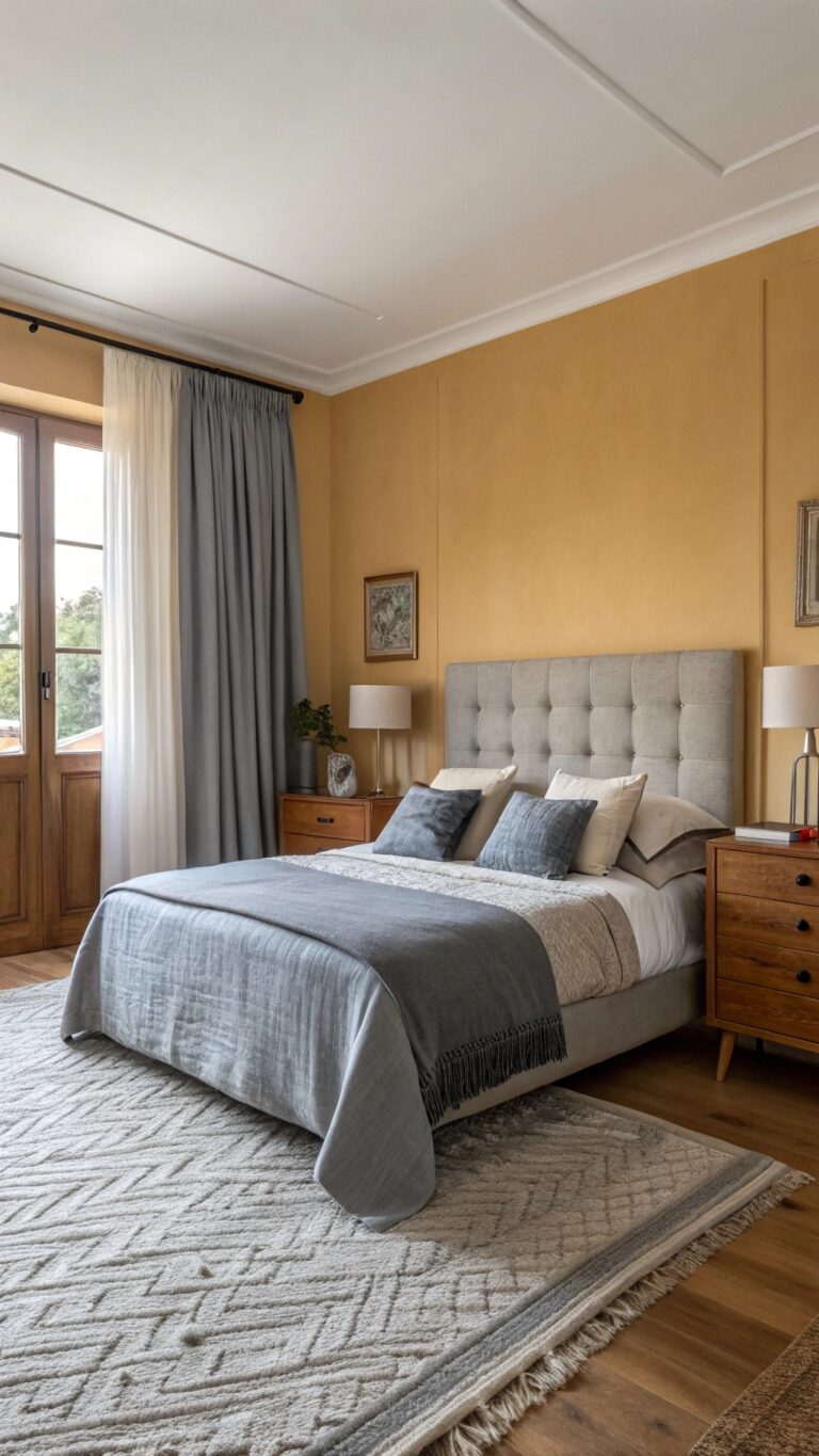 Calming Beige and Grey Bedroom Ideas