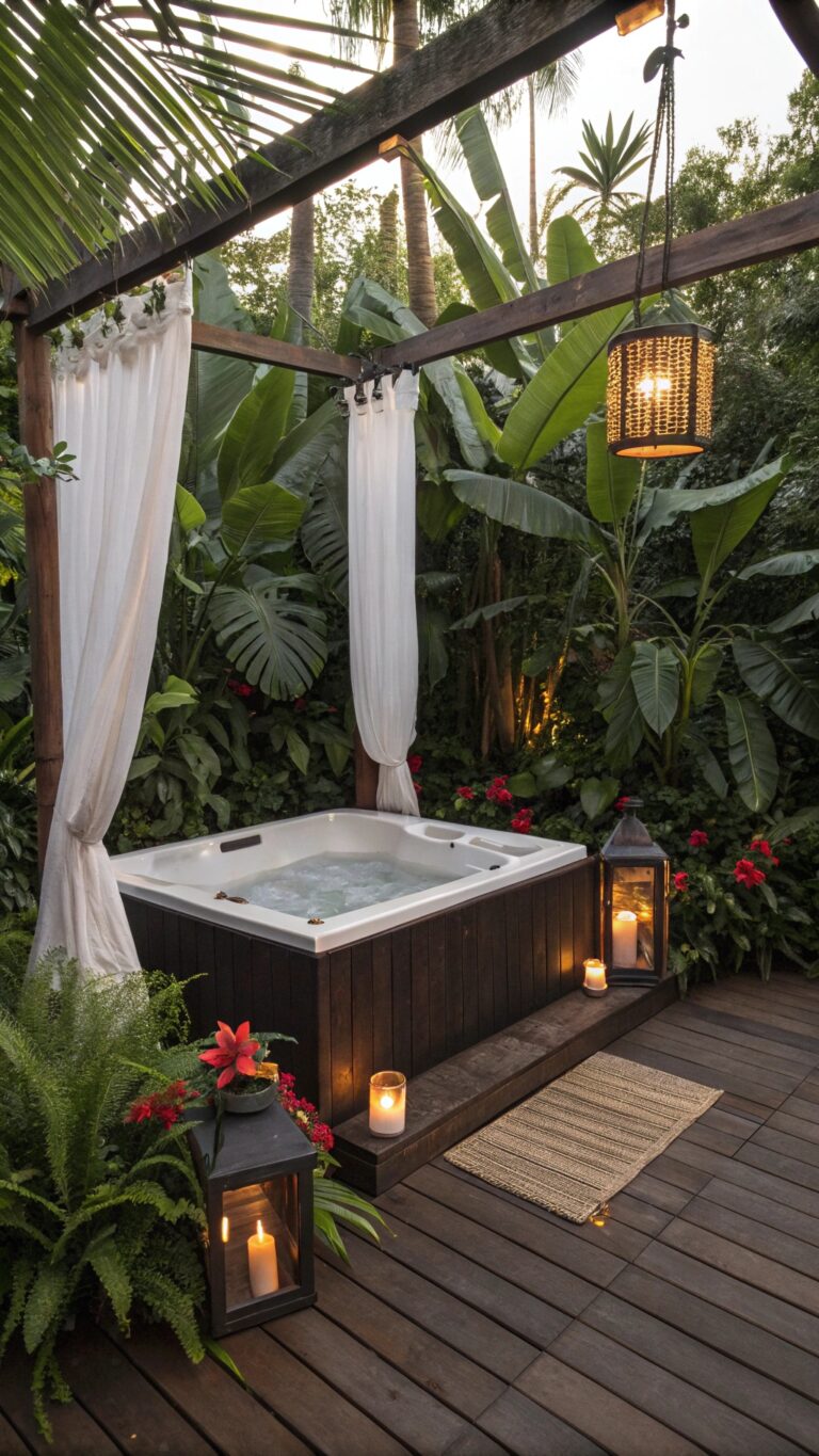 Inspiring Backyard Hot Tub Ideas