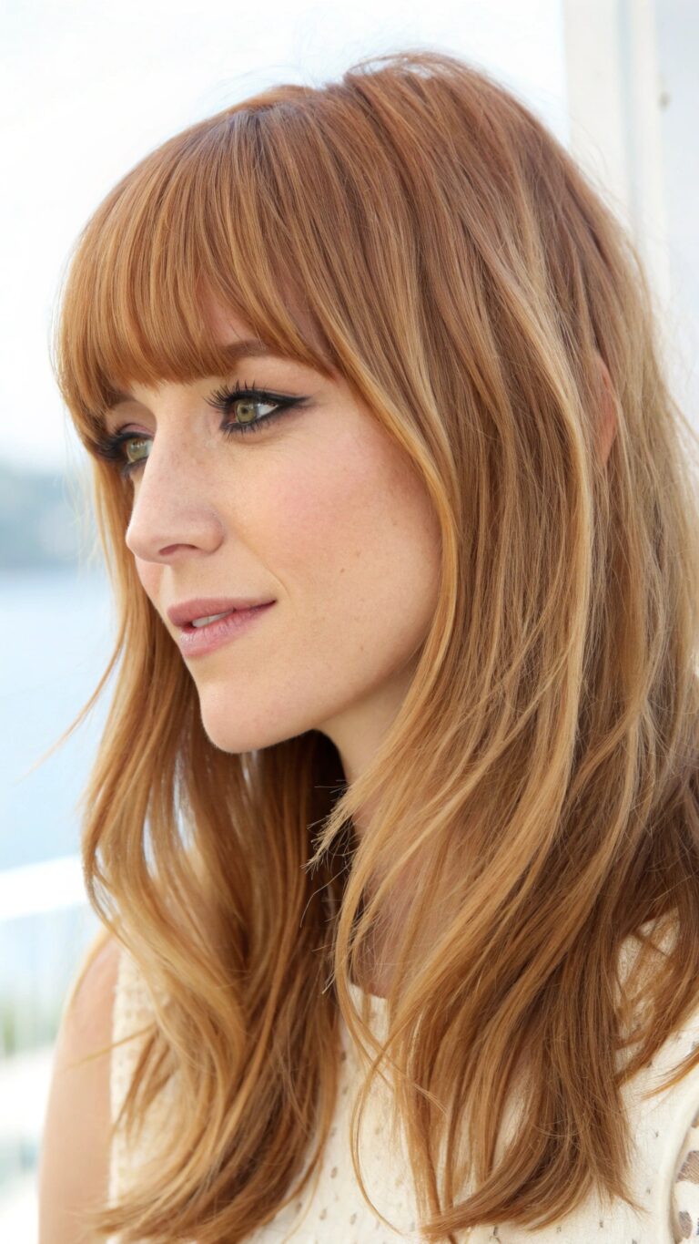 Trendy Shaggy Haircuts with Bangs for a Bold Look