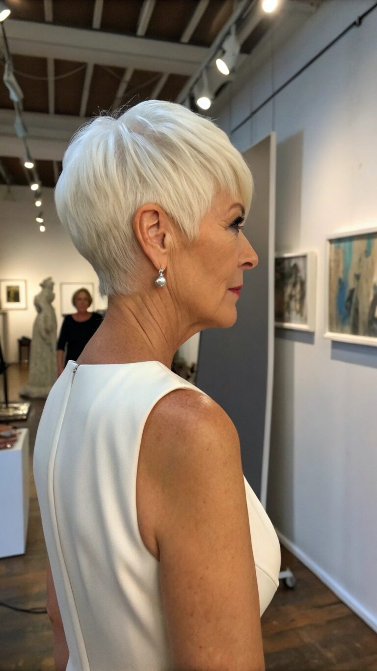 Short Hairstyles for Women Over 60